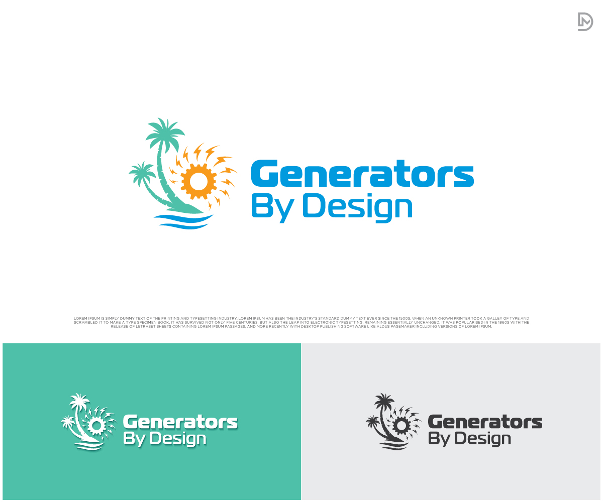 Logo Design by D_Mantra for Generators By Design LLC | Design #30959222