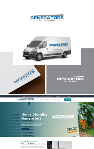 Logo Design by AL-BARAKAH for Generators By Design LLC | Design: #30959291