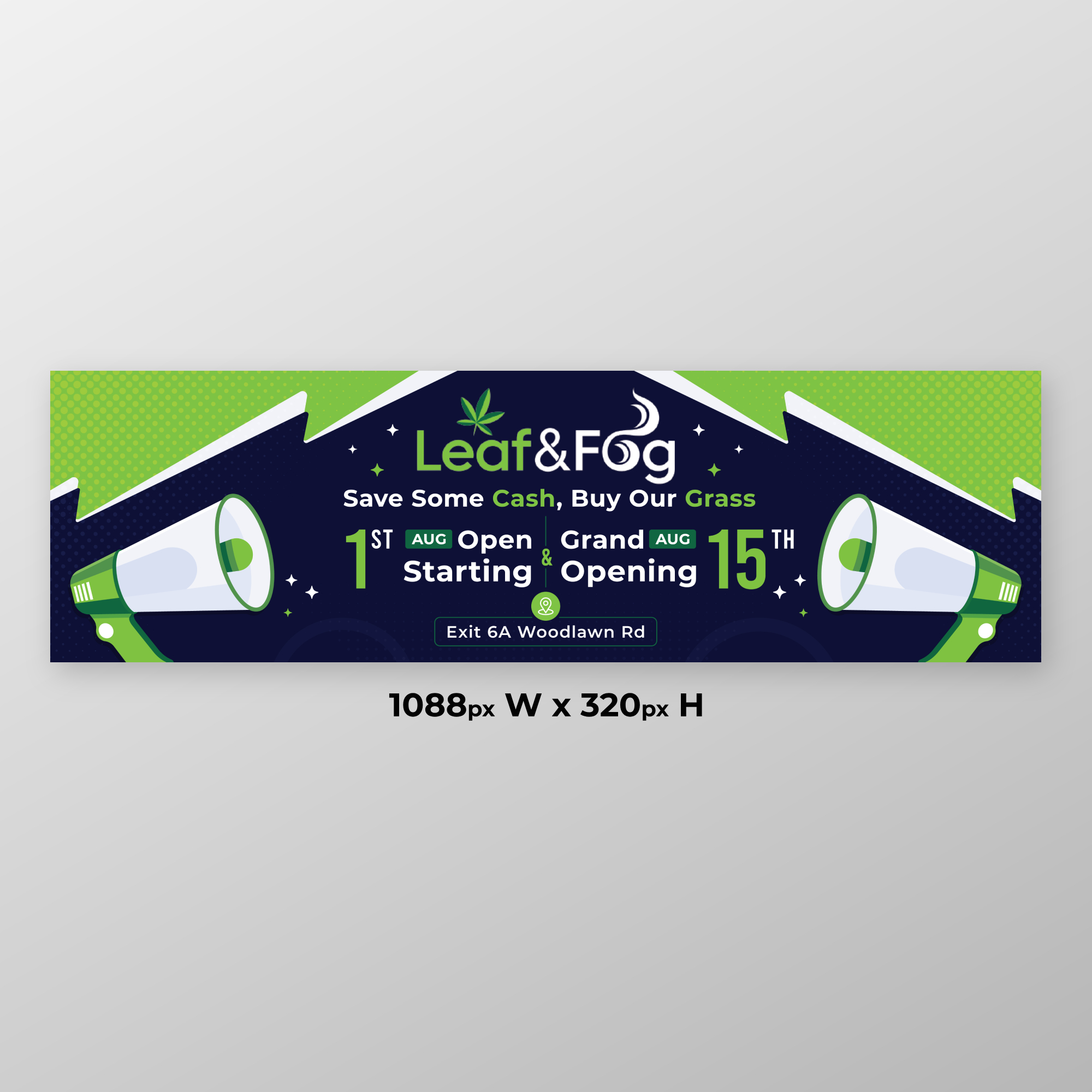 Diseño de Cartelera por KreativeMadz para Saratoga Vapor Store, LLC | Diseño #30981672