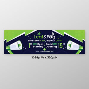 Diseño de Cartelera por KreativeMadz para Saratoga Vapor Store, LLC | Diseño: #30981672