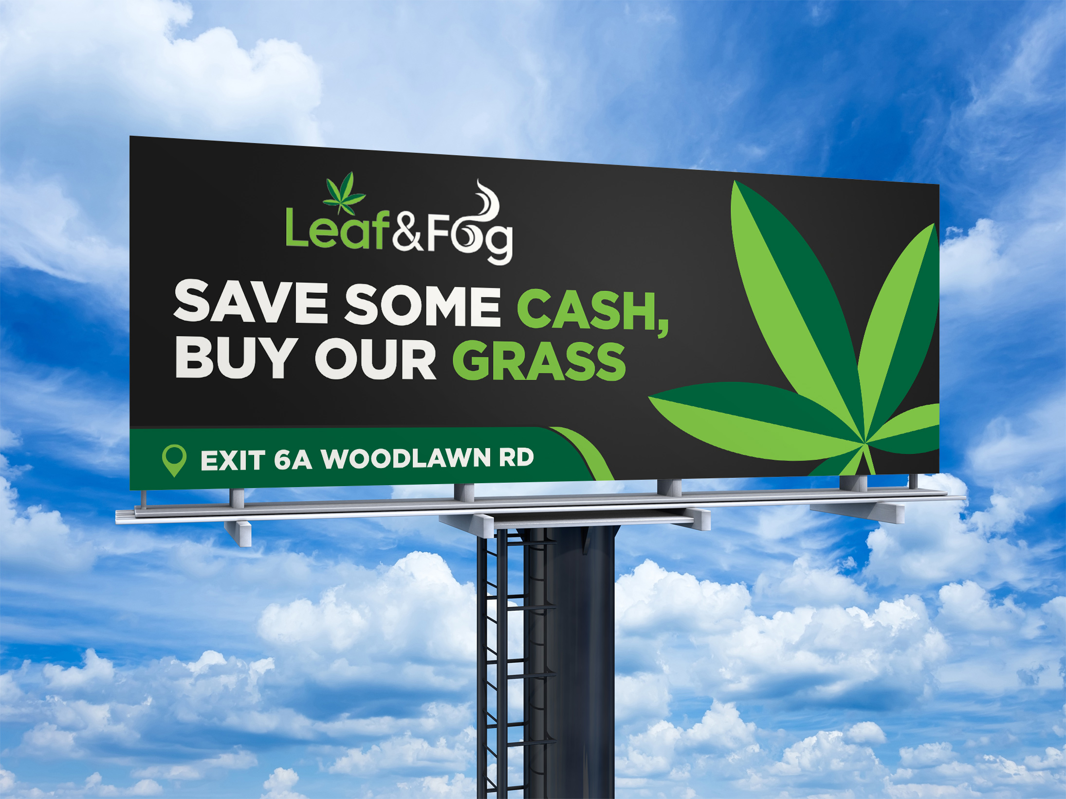 Billboard Design by WellDesign for Saratoga Vapor Store, LLC | Design #30977180