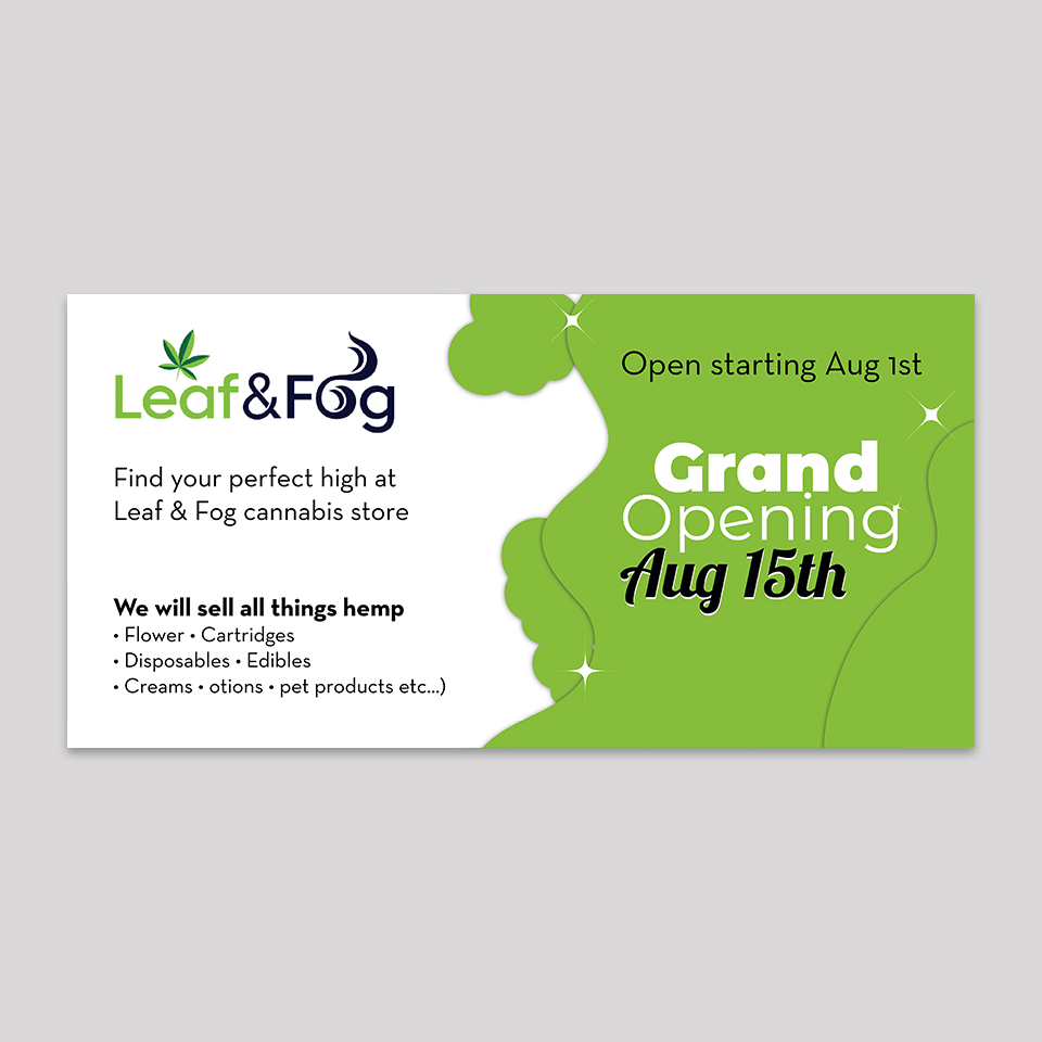 Billboard Design by YourLogoMaster for Saratoga Vapor Store, LLC | Design #30979142