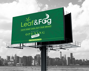 Diseño de Cartelera por artbitin para Saratoga Vapor Store, LLC | Diseño: #30972469