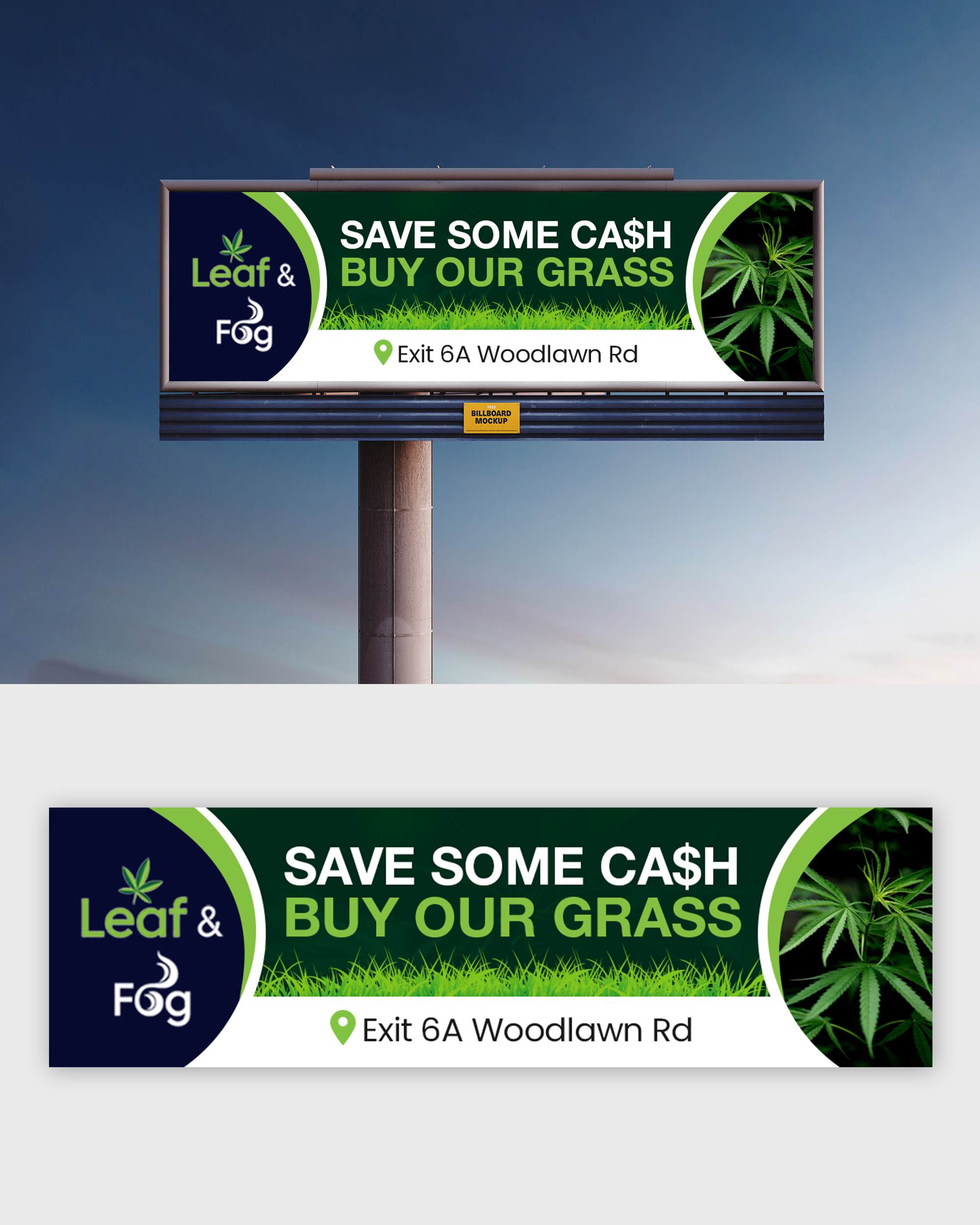 Billboard Design by debdesign for Saratoga Vapor Store, LLC | Design #30980310