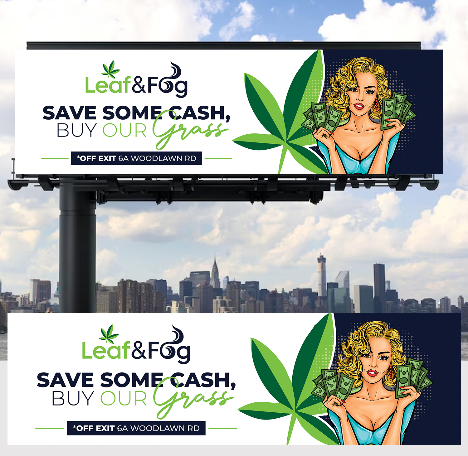 Billboard Design by Aurora:) for Saratoga Vapor Store, LLC | Design #30977103
