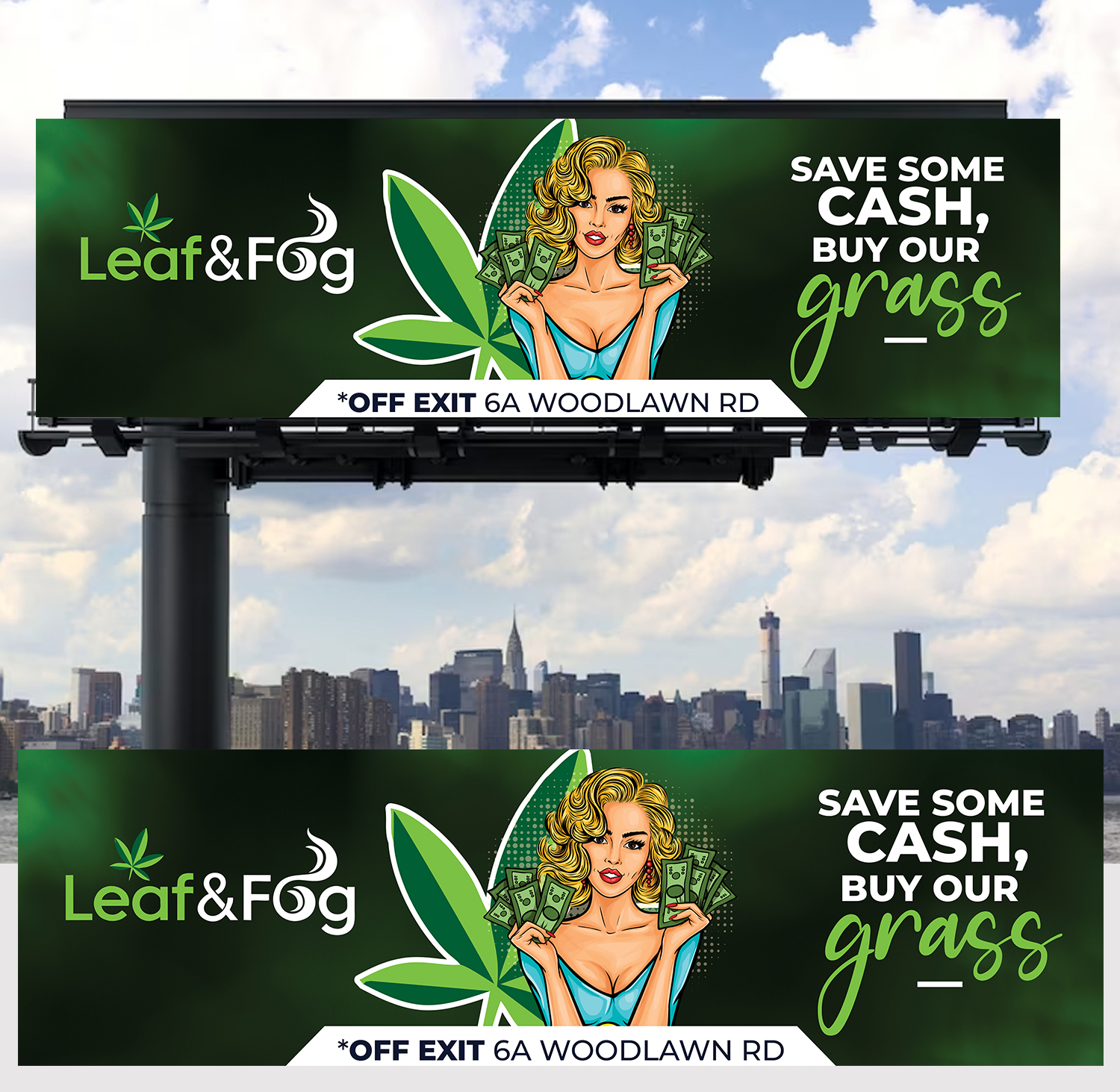 Diseño de Cartelera por Aurora:) para Saratoga Vapor Store, LLC | Diseño #30989273