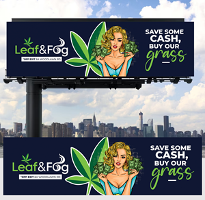Diseño de Cartelera por Aura:) para Saratoga Vapor Store, LLC | Diseño #30989275