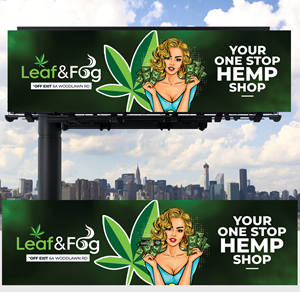 Diseño de Cartelera por Aurora:) para Saratoga Vapor Store, LLC | Diseño: #31072186
