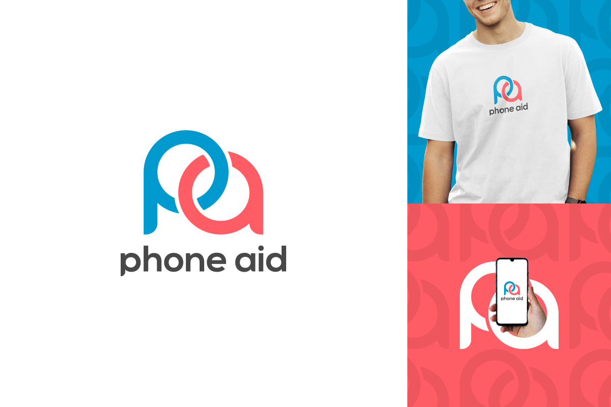 Logo Design by Dona Edianazen for Phone Aid | Design #30971916
