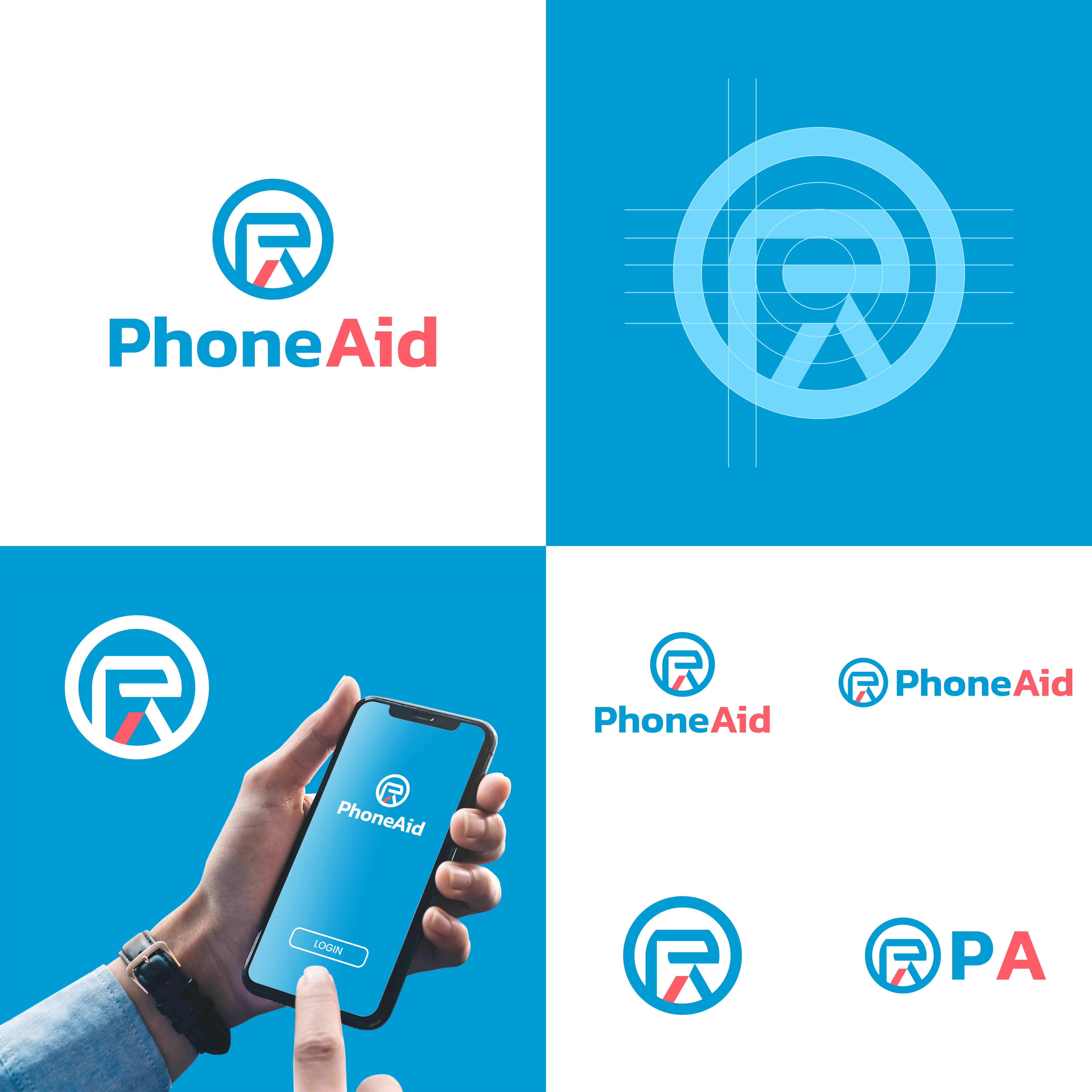 Logo Design by Andi Pratama for Phone Aid | Design #30966877