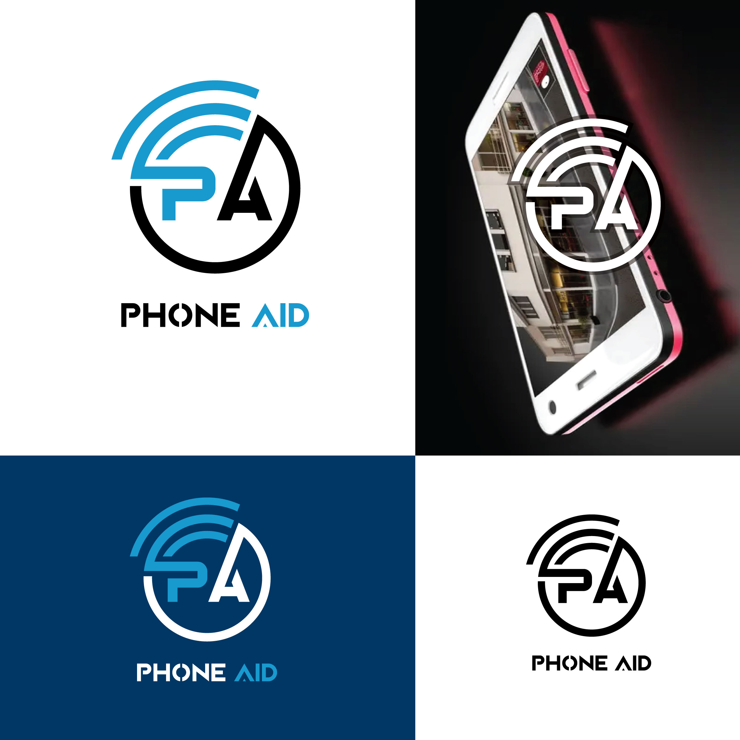 Logo Design by Wonderful design for Phone Aid | Design #30965112