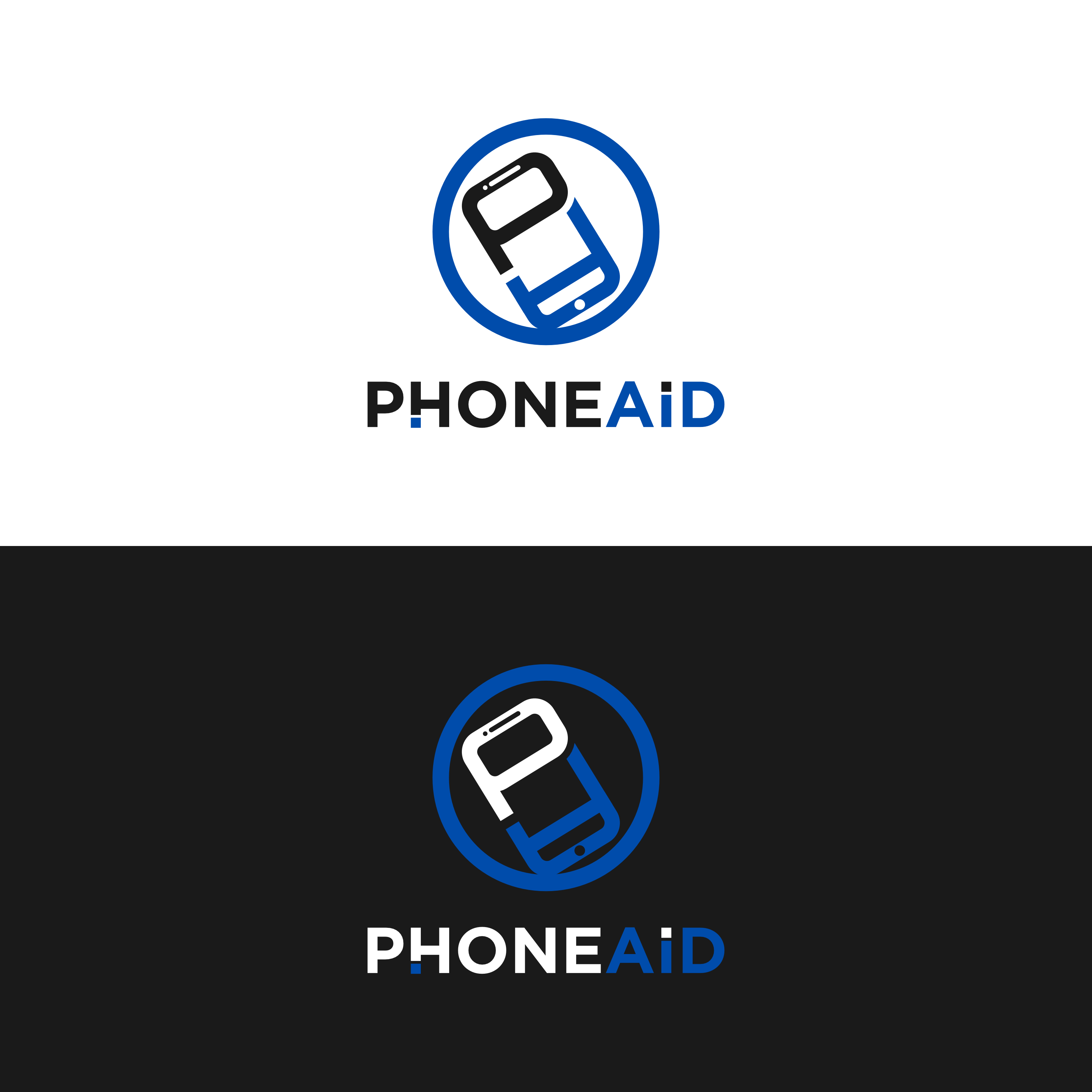 Logo Design by LA Graphix for Phone Aid | Design #30966490