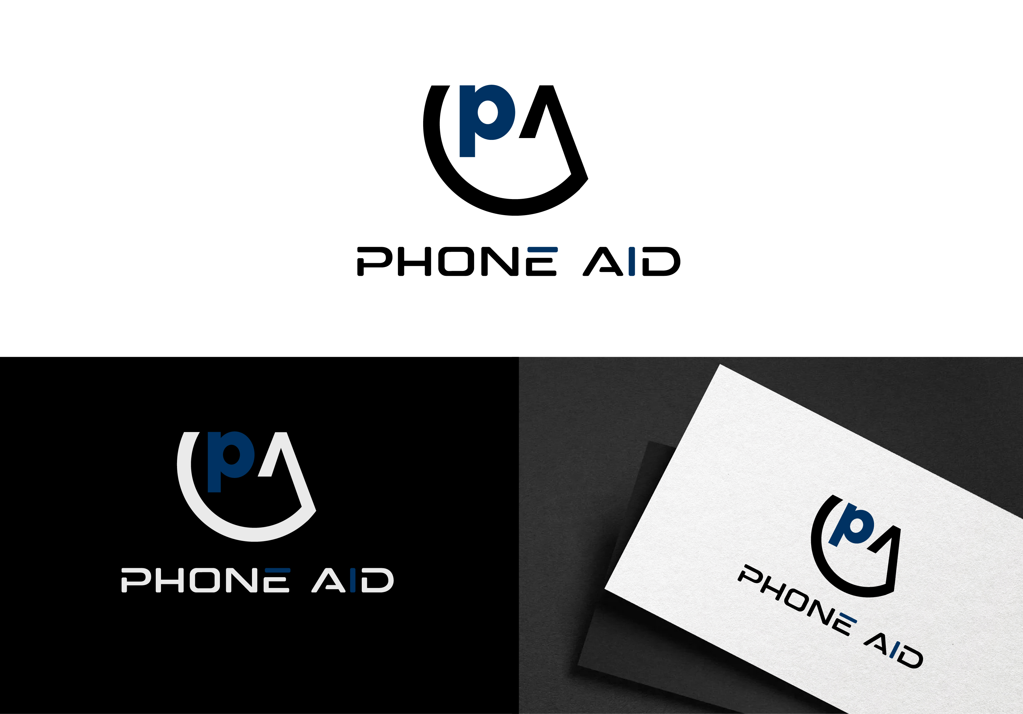 Logo Design by got2believe for Phone Aid | Design #30970352