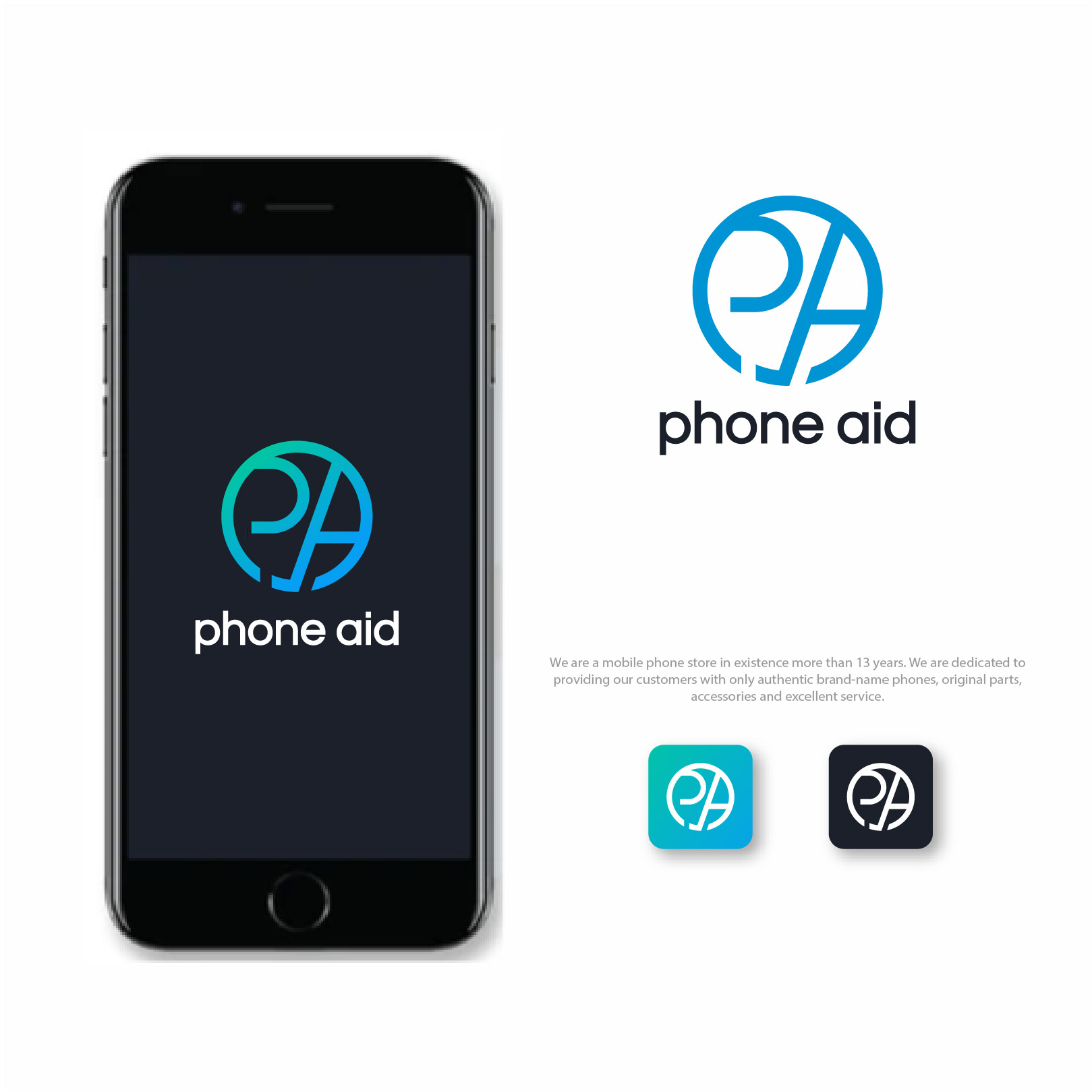 Logo Design by 4tech services for Phone Aid | Design #30965269
