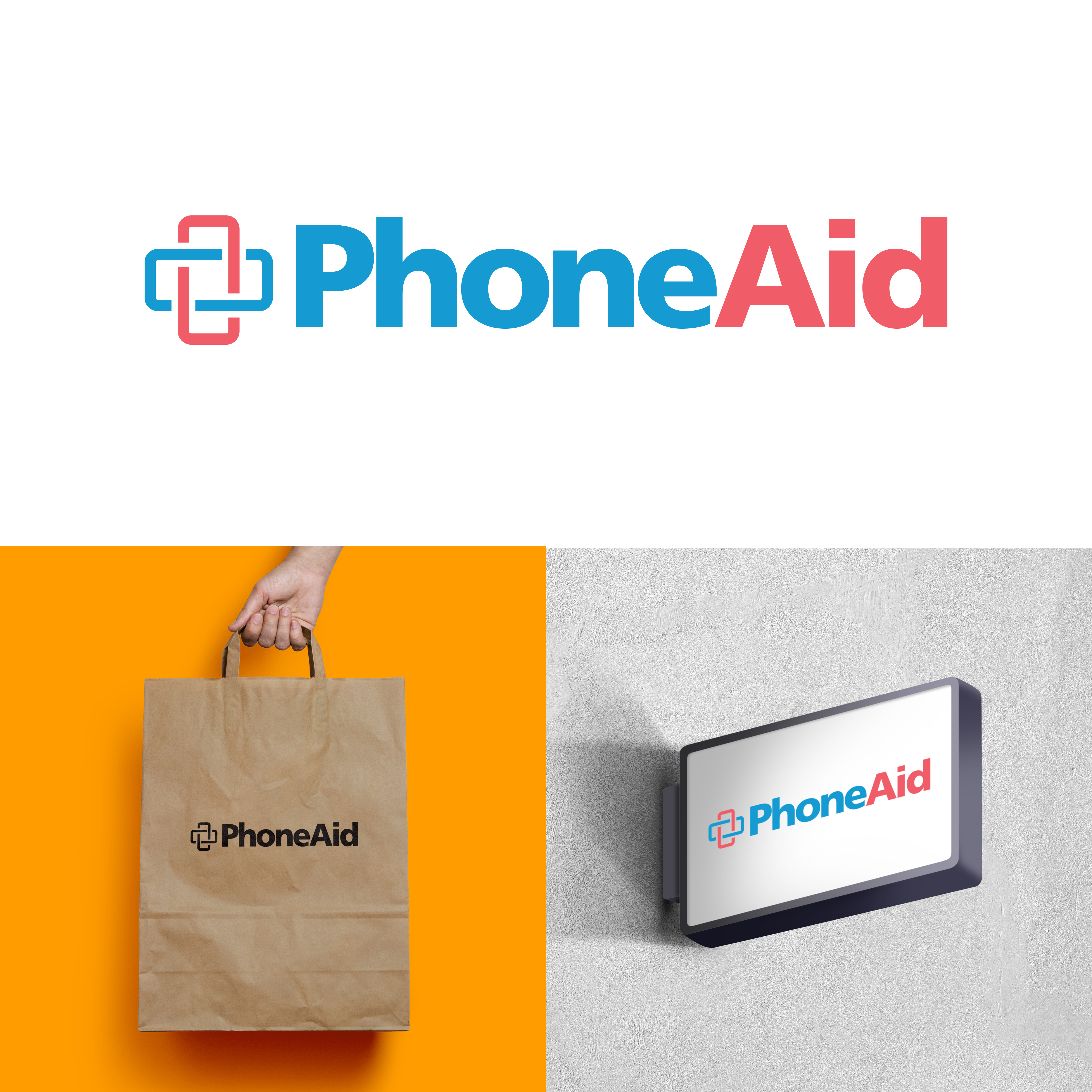 Logo Design by smallroommedia 2 for Phone Aid | Design #30968137