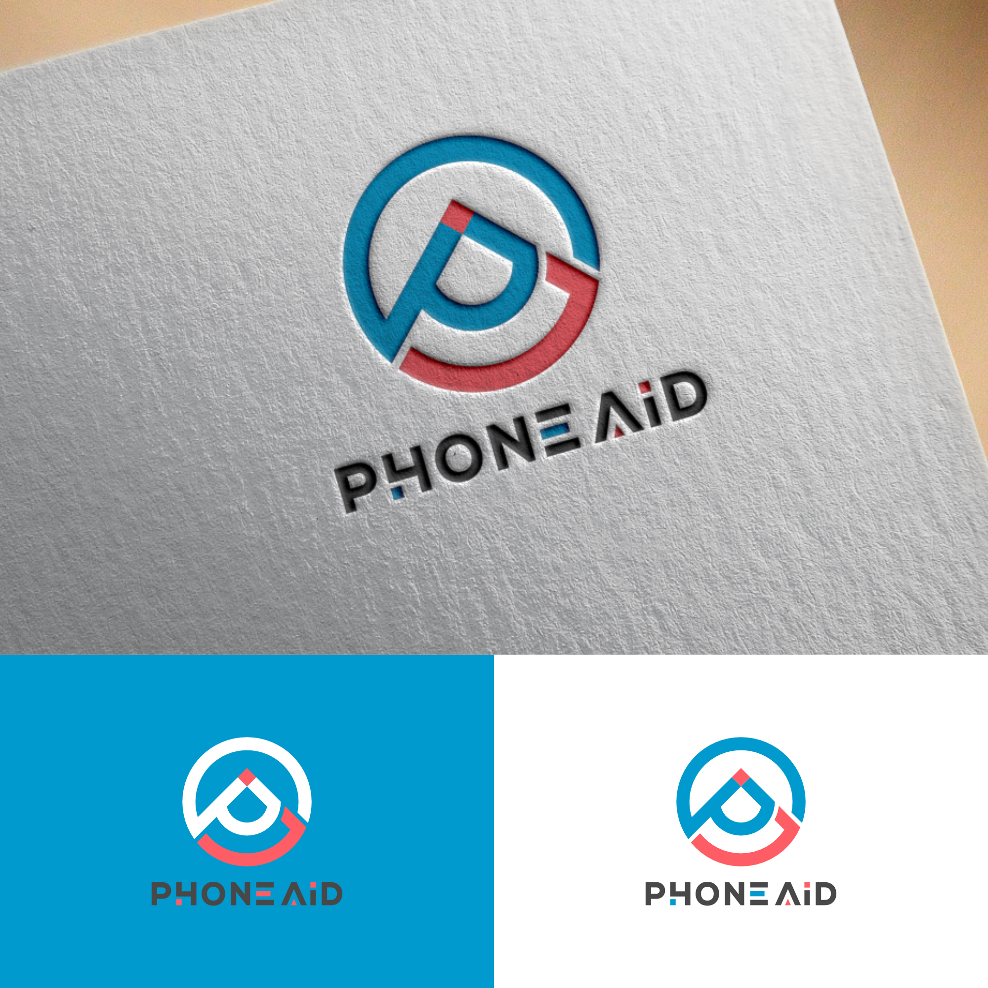 Diseño de Logo por anak mama para Phone Aid | Diseño #30966408