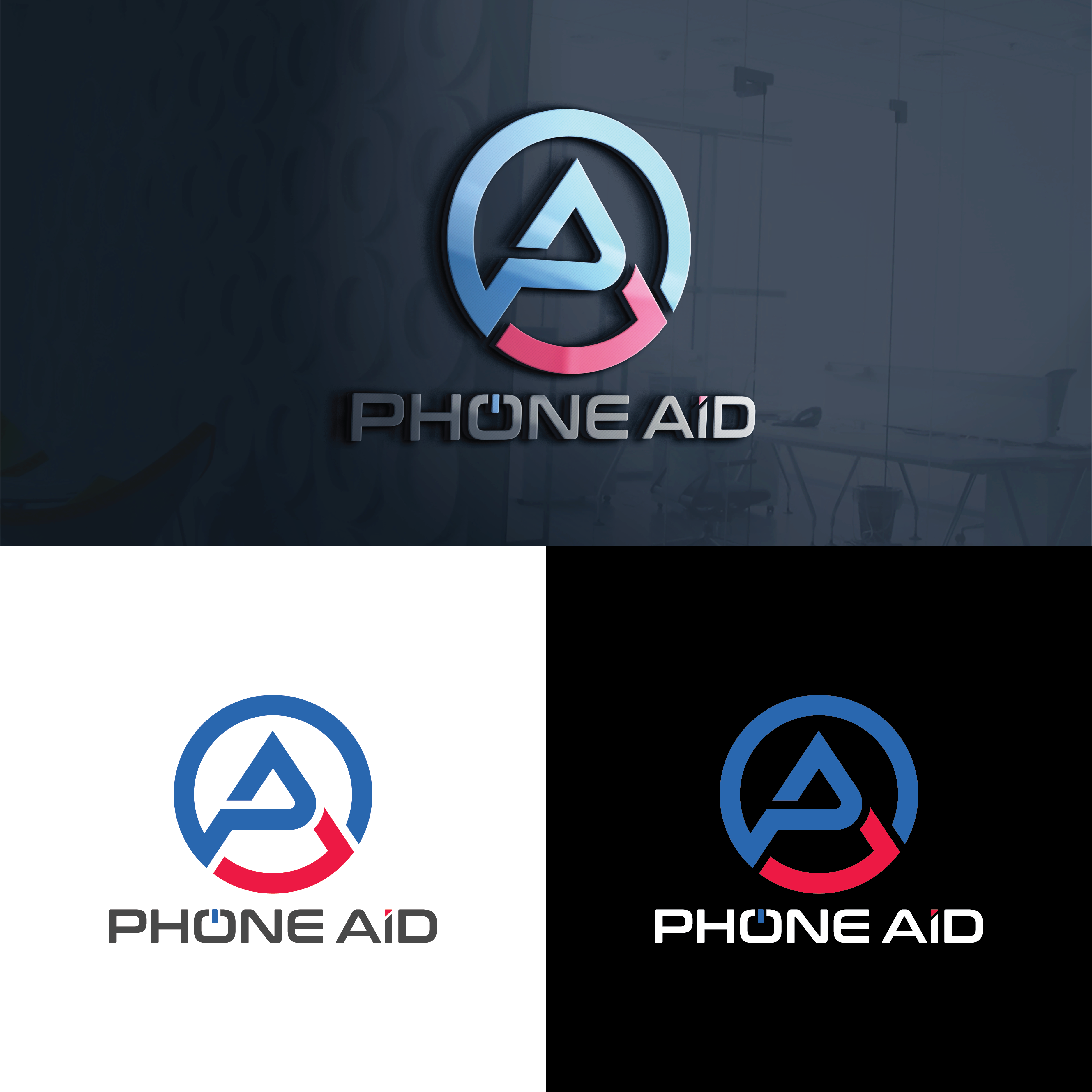 Logo Design by dan-D-dan for Phone Aid | Design #30980982