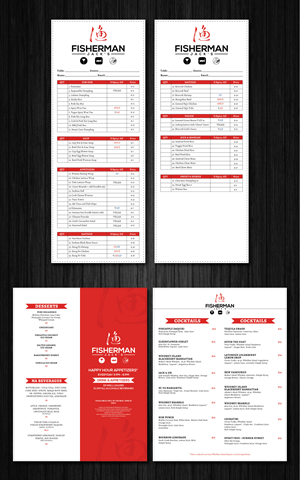 Menu Design by artbitin