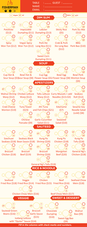 Menu Design by DAS Creation