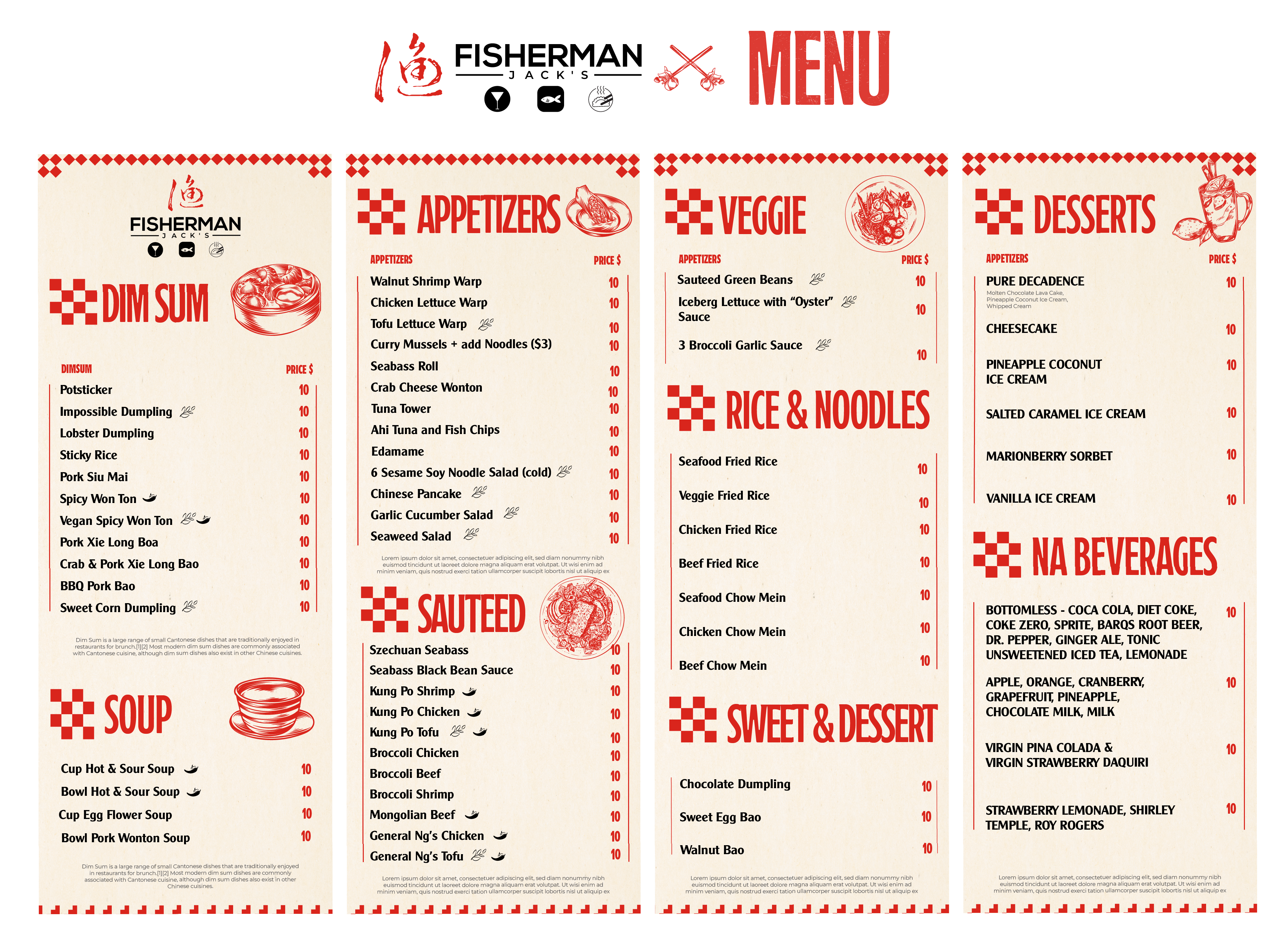 Menu Design by Ngoc Pen for this project | Design #31002170