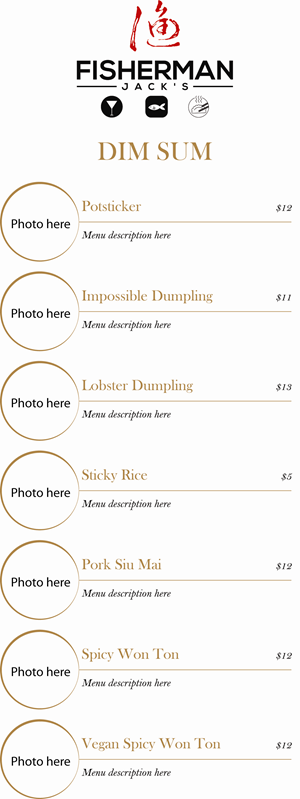 Menu Design by Regina Su for this project | Design: #30990962