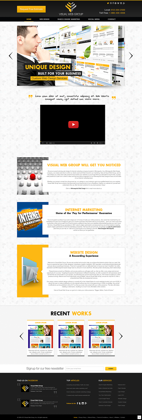 Web Design by Latest Design Ideas for this project | Design #3151600