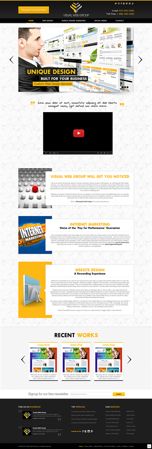 Web Design by Latest Design Ideas for this project | Design: #3151600