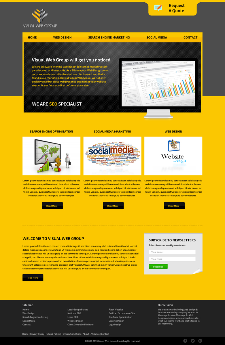 Web Design by TGDesigns for this project | Design #3130114