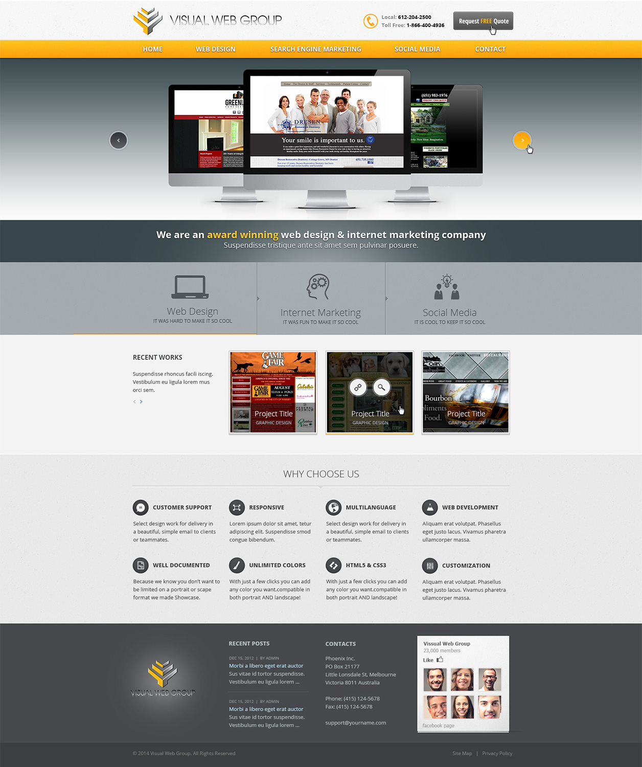Web Design by Emmanuel for this project | Design #3096849