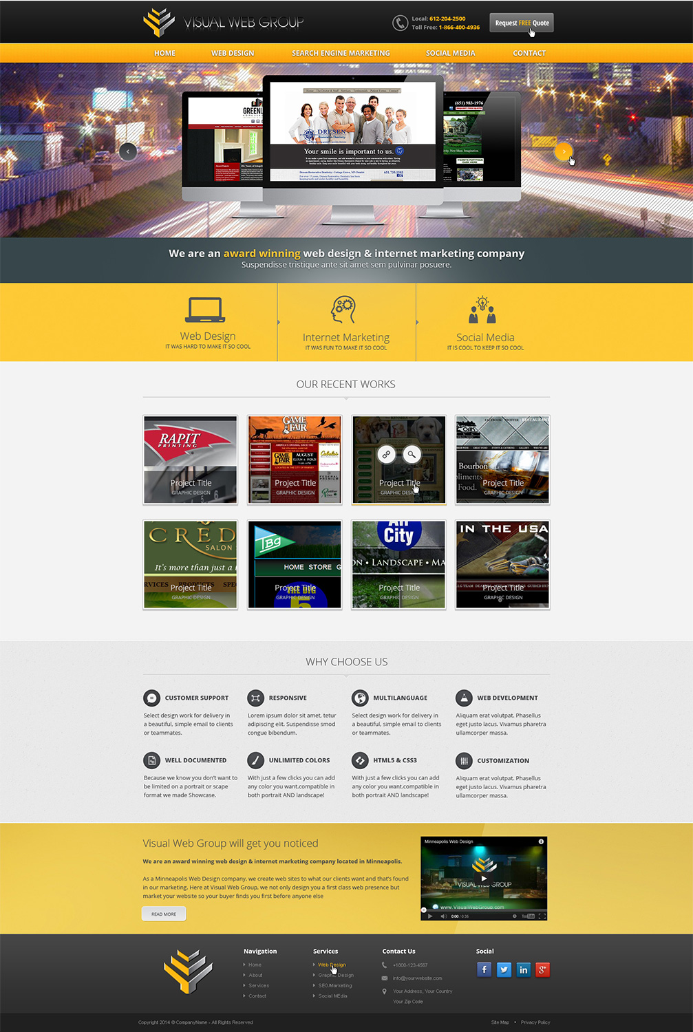 Web Design by Emmanuel for this project | Design #3112604