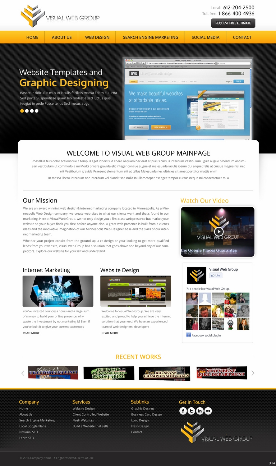 Web Design by pb for this project | Design #3096609