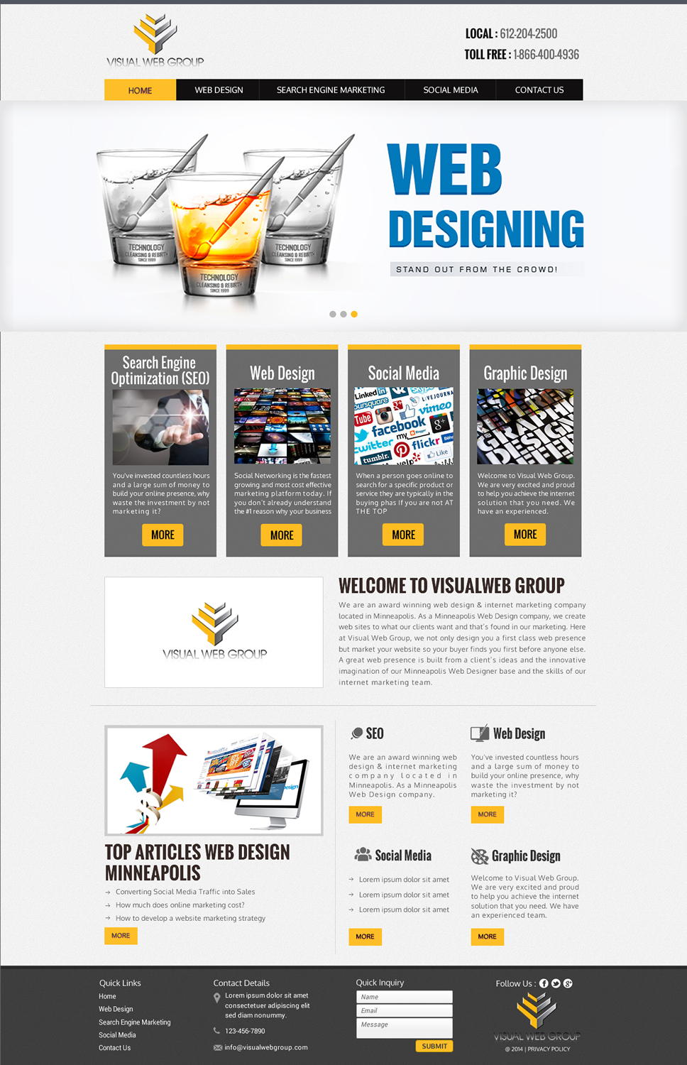 Web Design by Sbss for this project | Design #3143784