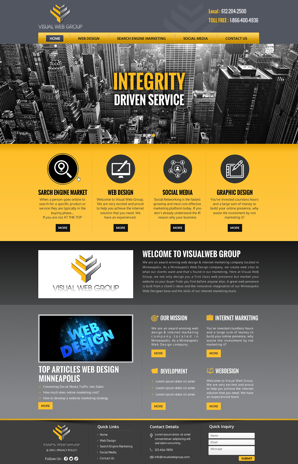 Web Design by Sbss for this project | Design #3150105