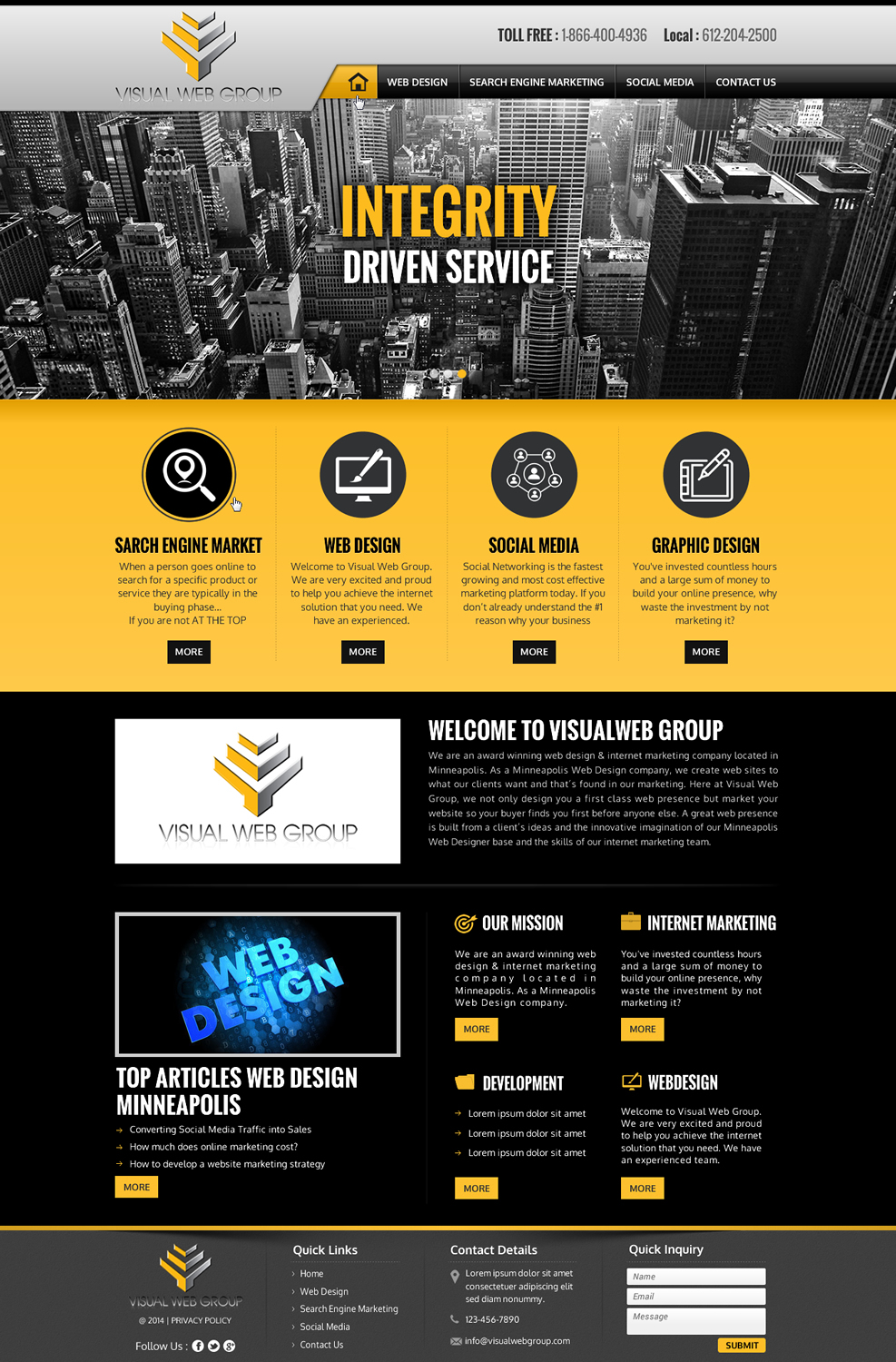 Web Design by Sbss for this project | Design #3150141