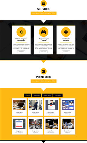 Web Design by Harpreet Singh for this project | Design: #3130302
