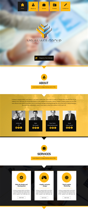 Web Design by Harpreet Singh for this project | Design: #3130499