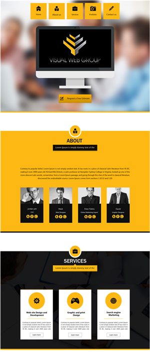 Web Design by Harpreet Singh for this project | Design: #3134271