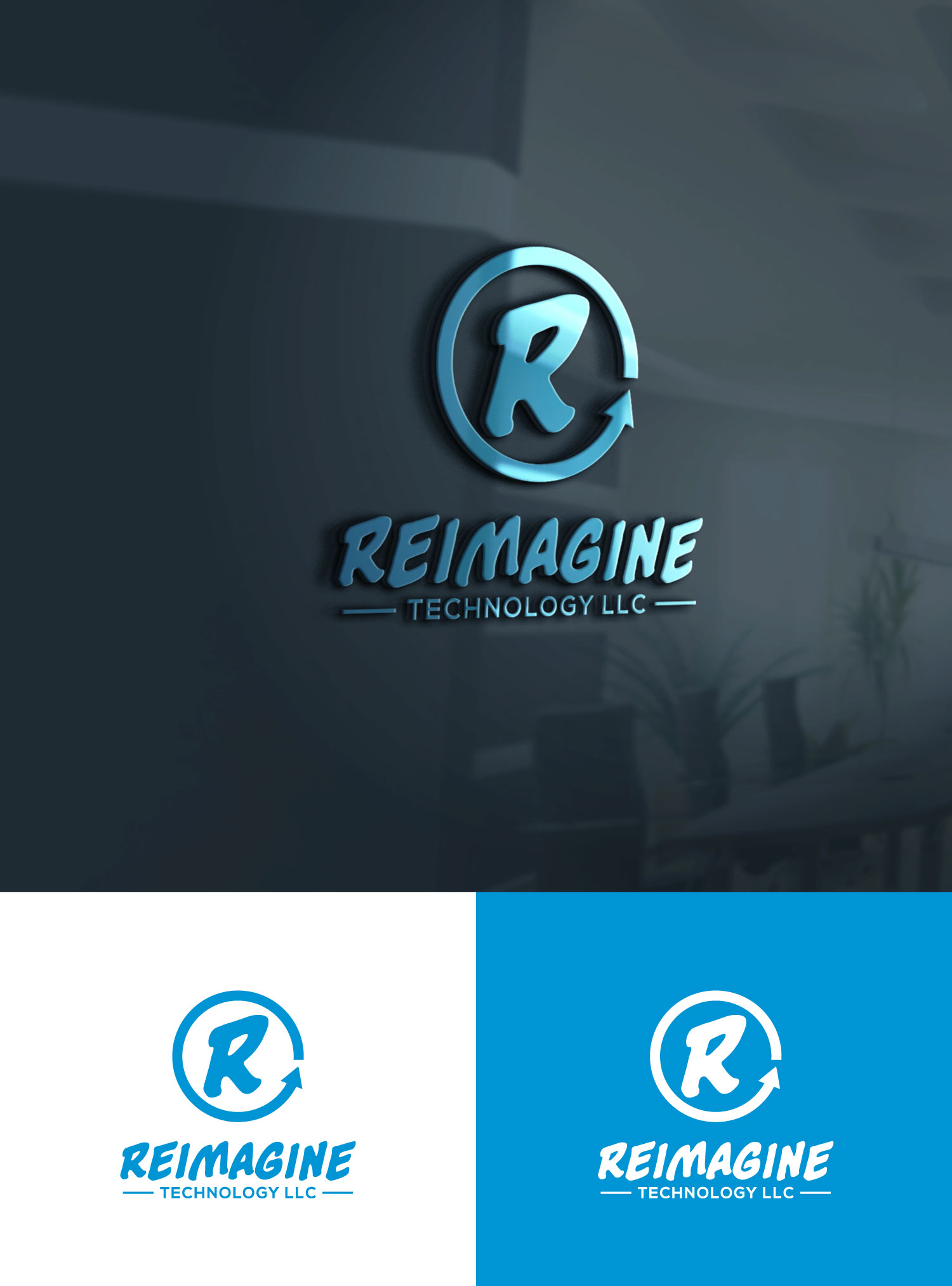 Logo Design by DoYel art for reimagine technology llc | Design #30973879