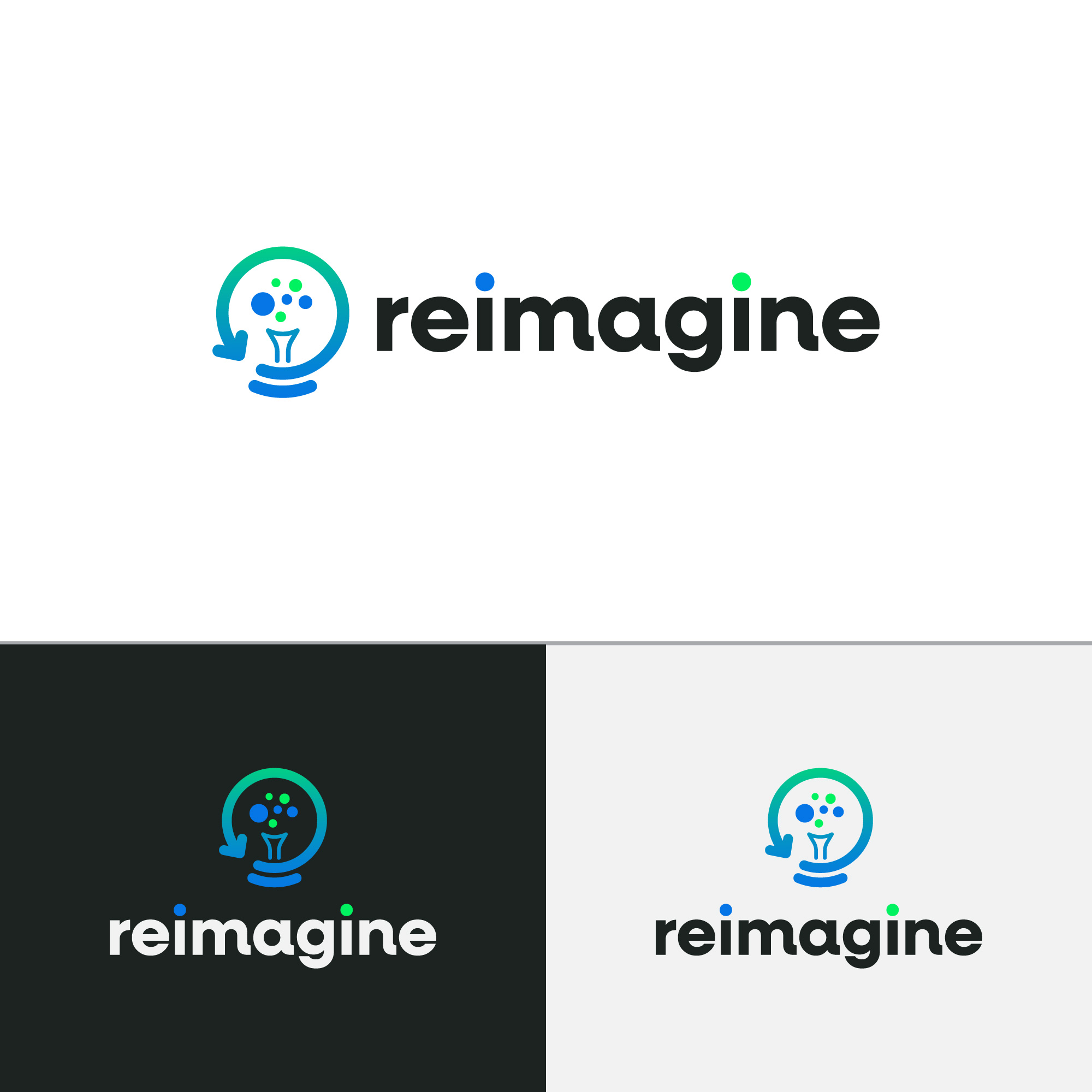 Logo Design by Arjuna Design for reimagine technology llc | Design #30984364