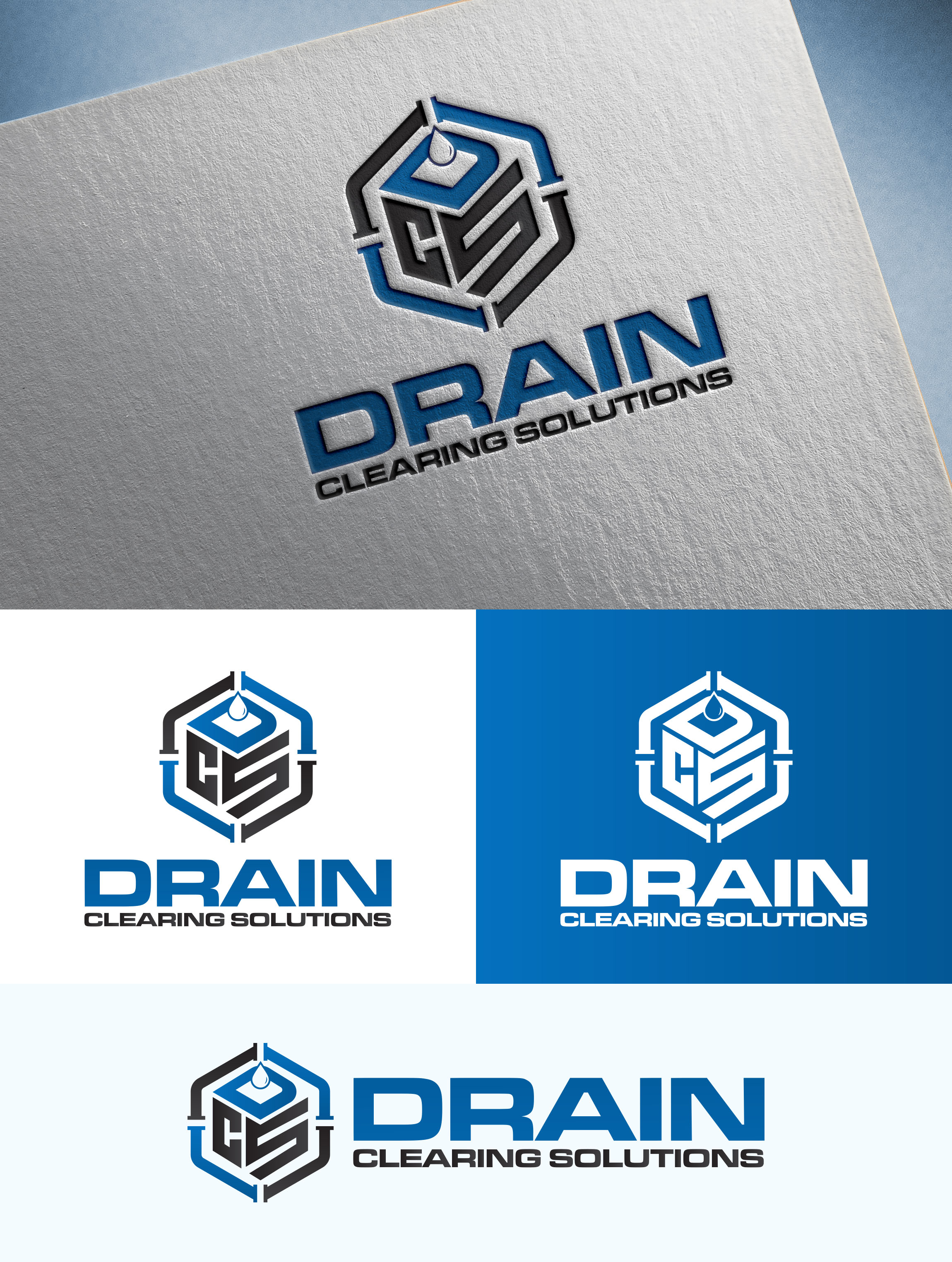 Logo Design by aexo for Drain Clearing Solutions | Design #31026825