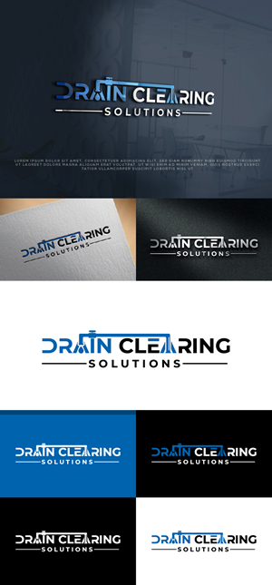 Logo Design by AlphabetZero.co.uk for Drain Clearing Solutions | Design: #30983405