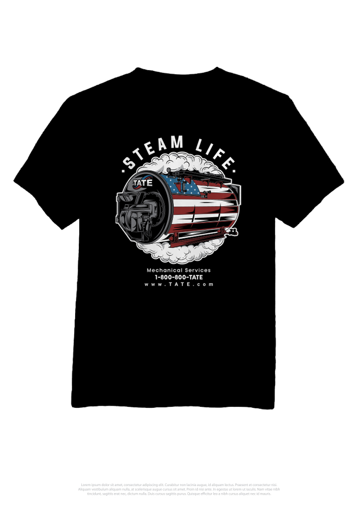 T-shirt Design by HELLOCRUNK for Tate Engineering | Design #32583579