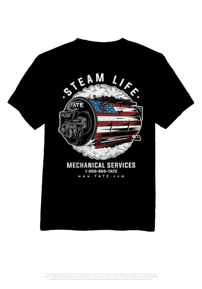 T-Shirt-Design von HELLOCRUNK für Tate Engineering | Design #32584128