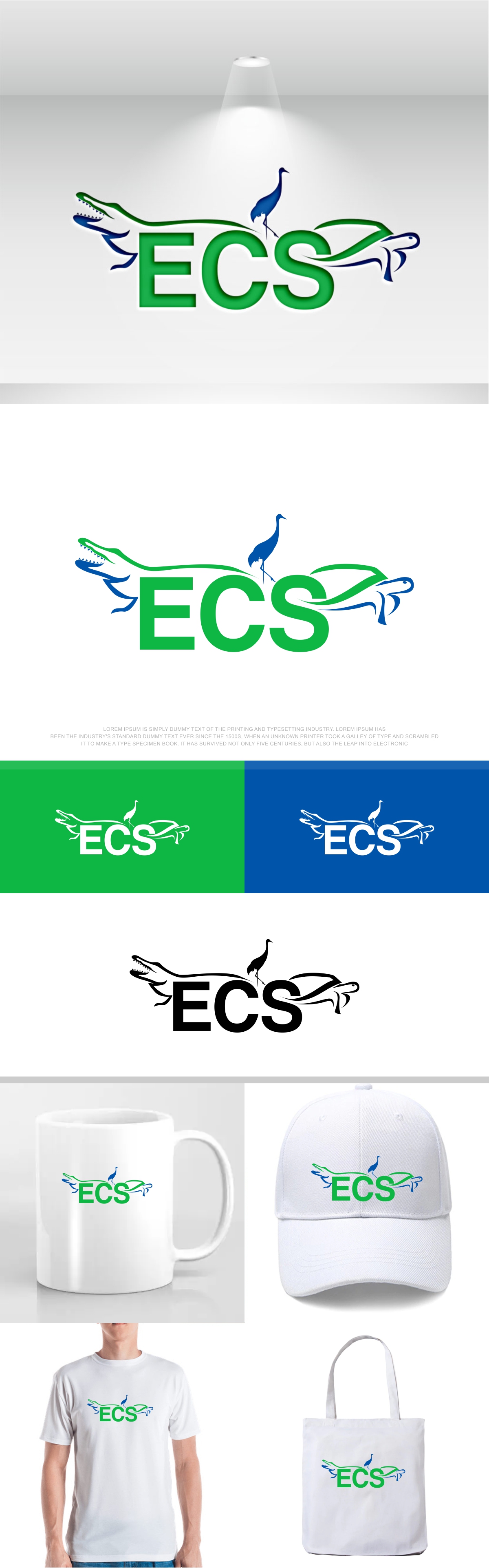 Logo Design by fly  design for ECS | Design #30982090