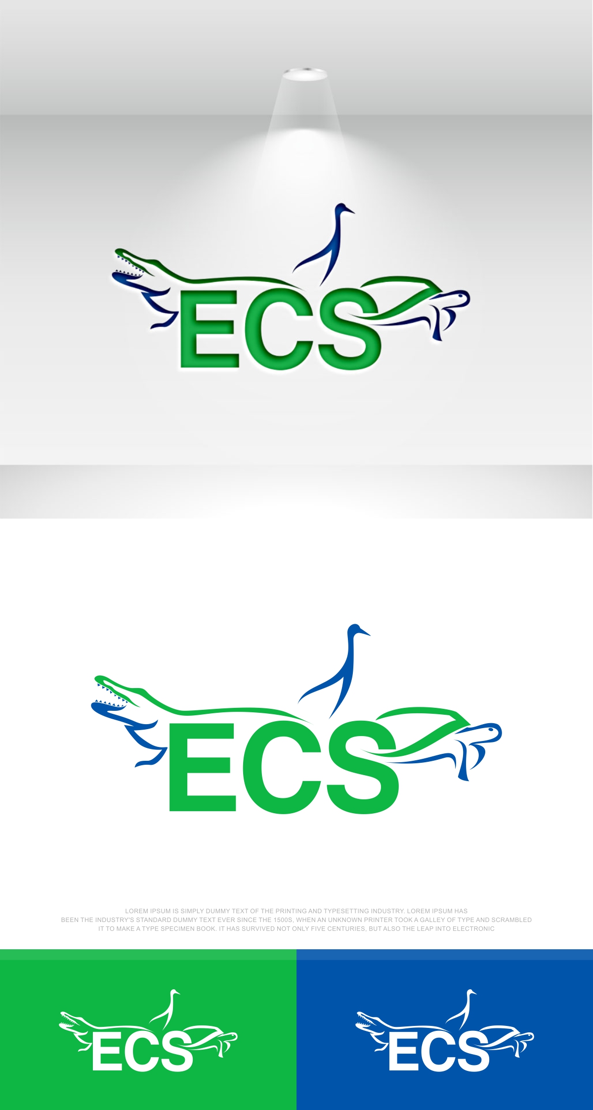 Logo Design by fly  design for ECS | Design #30994549