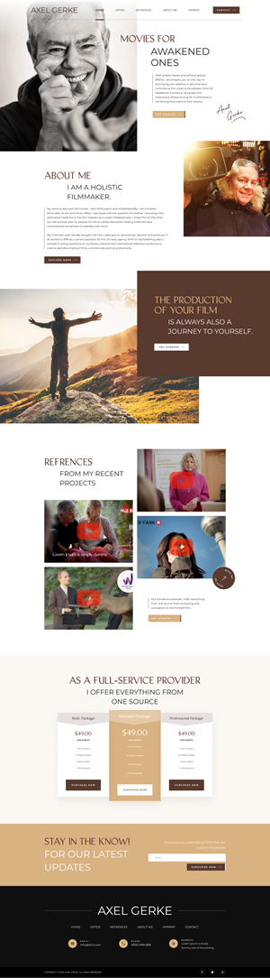 Web Design by Hafsa Fatymah for this project | Design #30997023