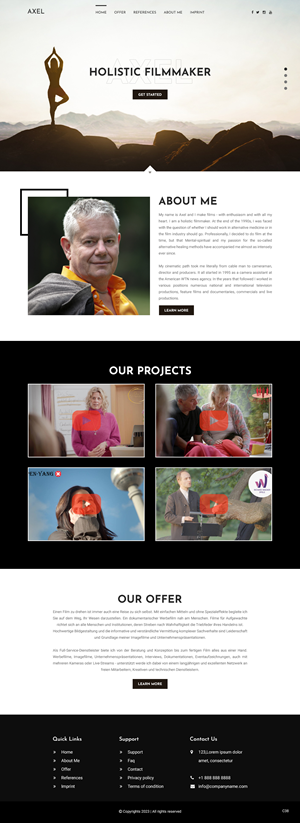 Web Design by pb for this project | Design #30984219