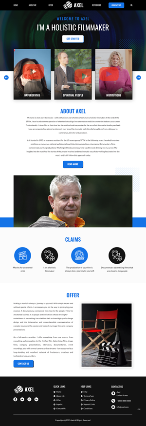 Web Design by pb for this project | Design: #30984229