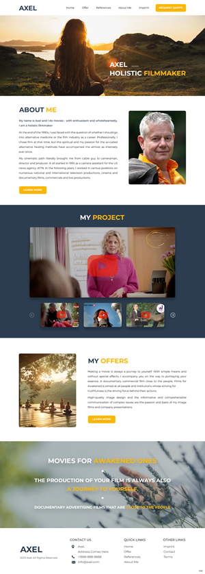 Web Design by pb for this project | Design: #30984230