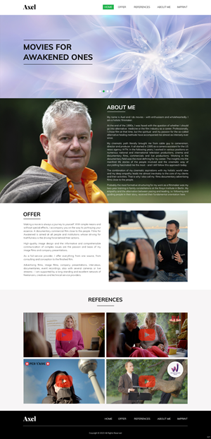 Web Design by pb for this project | Design: #30984237